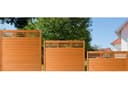 BM Massivholz Sichtschutzelement EA5Y-F1X 2 | Braun 2