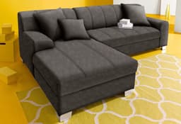 DOMO collection Ecksofa Turah | Grau