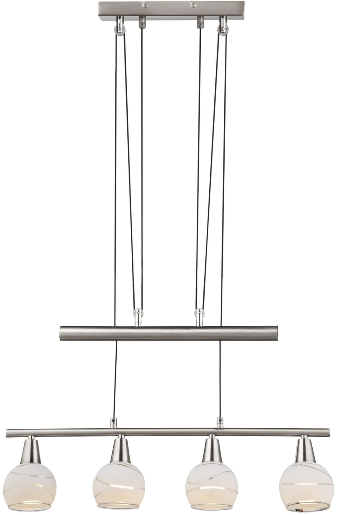GLOBO LIGHTING LED-Hängeleuchte ELLIOTT | Silber