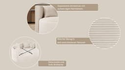 LeGer Home by Lena Gercke ISALIE 2,5-Sitzer Loungesofa | Rosa