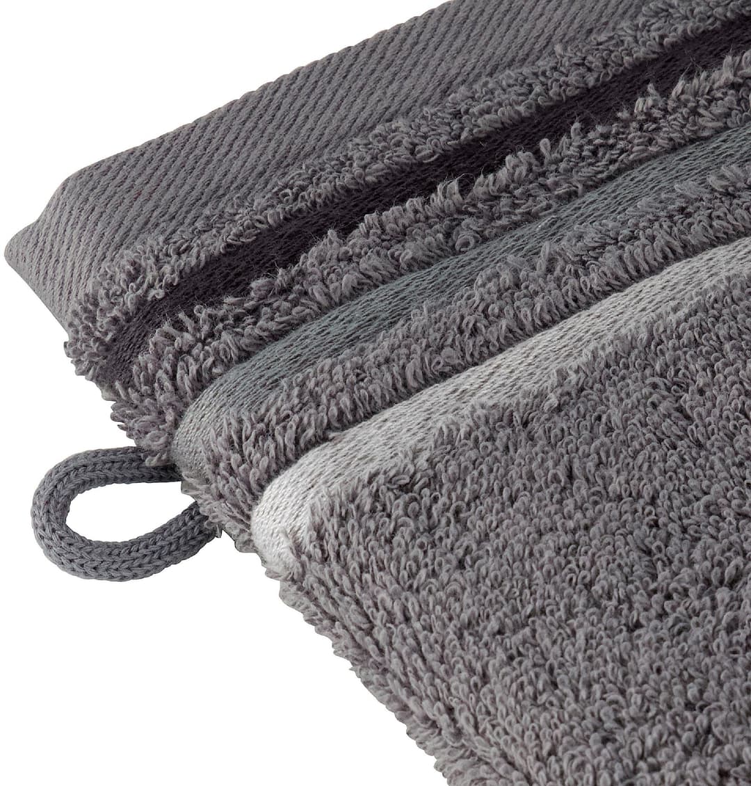 Schiesser Waschhandschuh Skyline Color | Grau