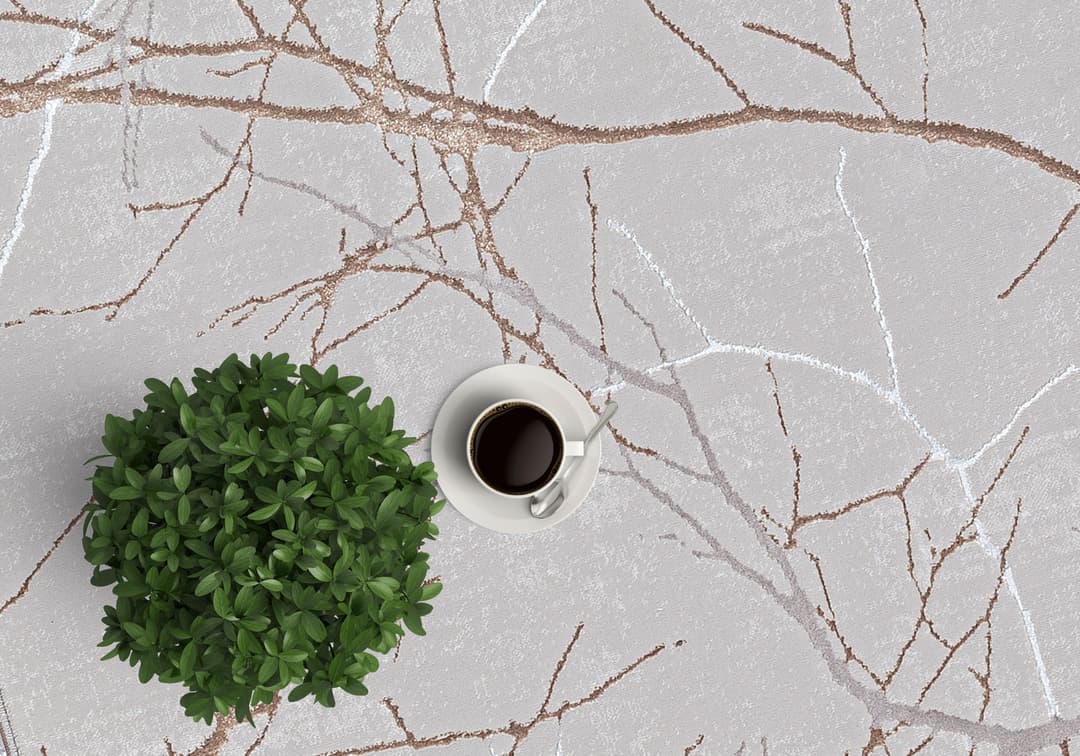 the carpet Teppich Mila | Grau