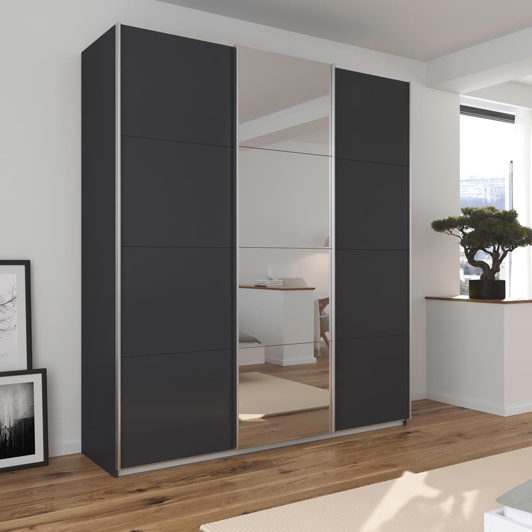 OTTO home Schwebetürenschrank AGORDO | Grau