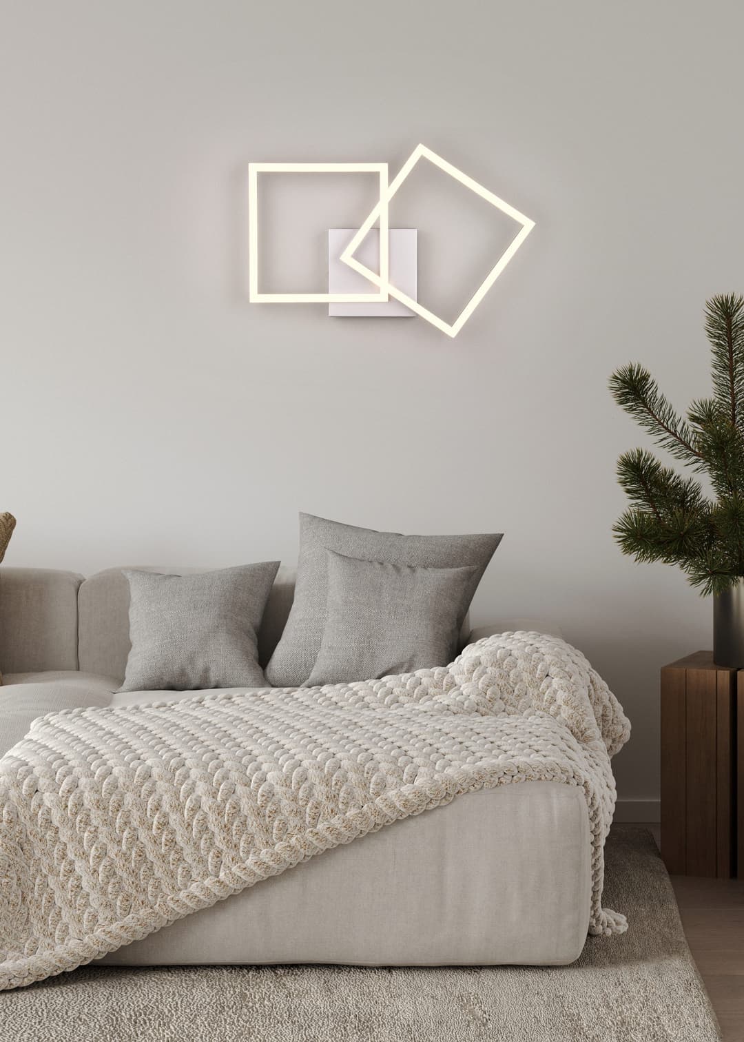 OTTO home LED Deckenleuchte Annelia | Grau