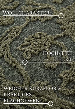 Villeroy & Boch Teppich Ambroise | Grün