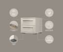 OTTO home Nachtkommode Piano | Beige 2
