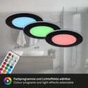 Briloner Leuchten LED Einbauleuchte 3er Set | Schwarz 5