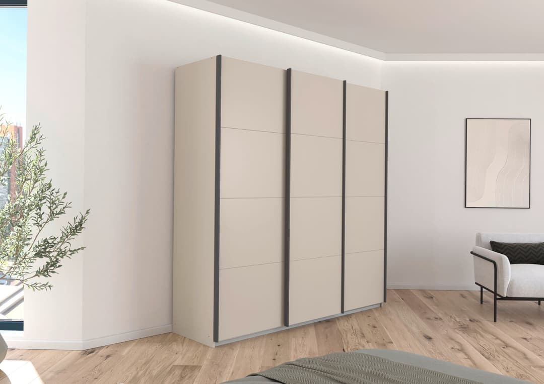 OTTO home AGORDO Schwebetürenschrank | Beige