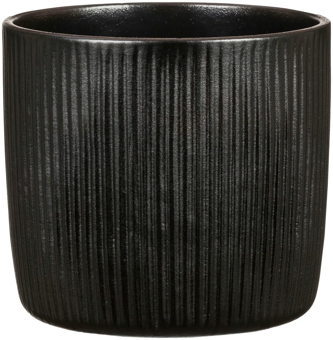 Scheurich Blumentopf 909/28 ebano | Schwarz