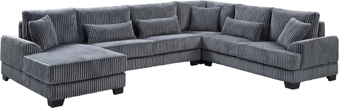 ATLANTIC home collection Wohnlandschaft Miron | Grau
