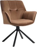 OTTO home Drehstuhl Lika (2er Set) | Braun