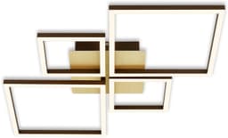 Briloner Leuchten LED Deckenleuchte FRAME | Braun