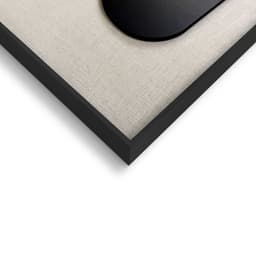 Reinders! Wandbild Organic Blocks schwarz | Schwarz