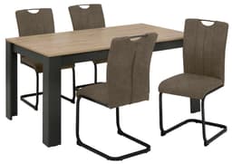 Home affaire Essgruppe Napoli | Braun