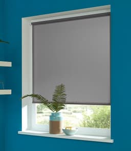 Seitenzugrollo Klemmfix-Rollo | Grau