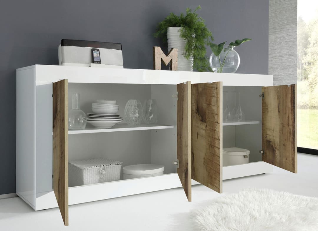 Home affaire Sideboard Basic | Weiß