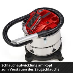 Einhell TE-AV 18/15 Li C-Solo Akku-Aschesauger | Rot