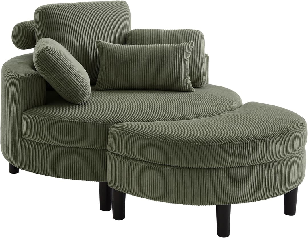 ATLANTIC home collection Loveseat Ravi | Grün