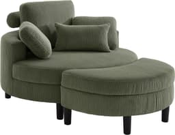 ATLANTIC home collection Loveseat Ravi | Grün