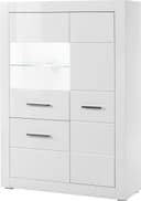 Home affaire Vitrine BIANCO Höhe 142 cm | Weiß 2