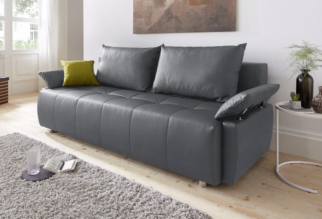 COLLECTION AB Schlafsofa Funtastic | Grau