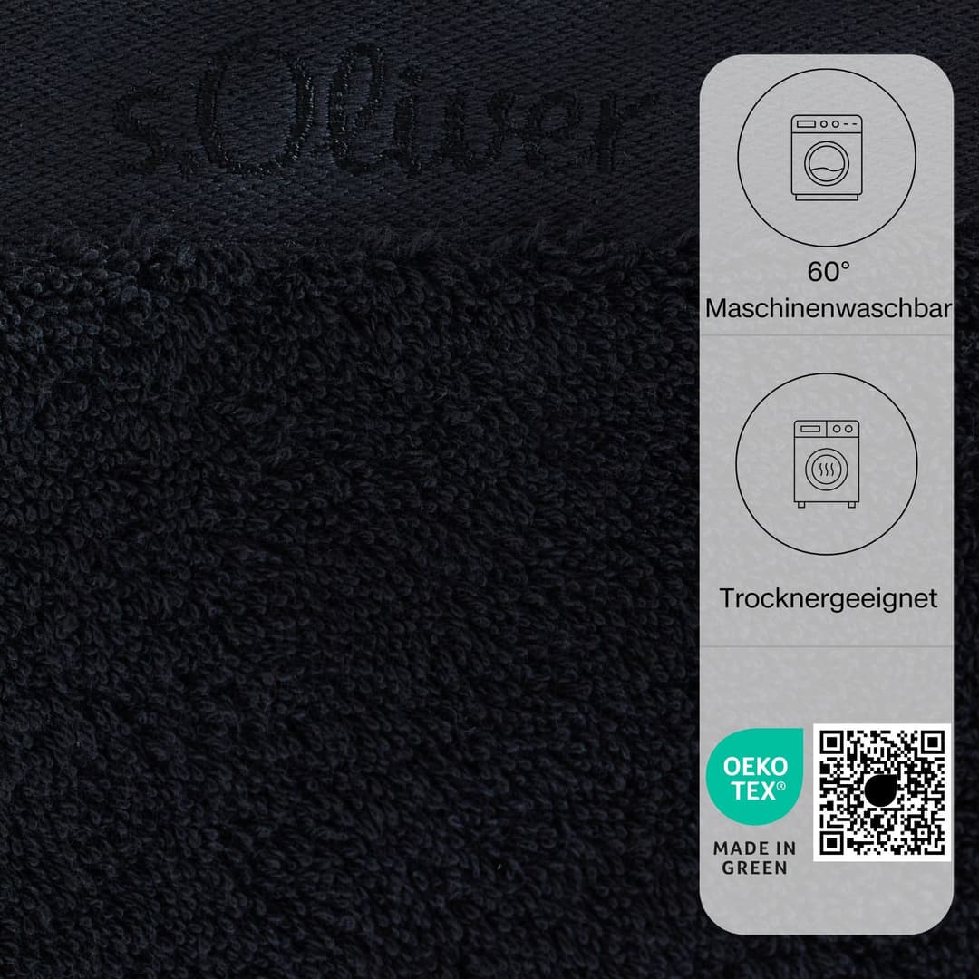 s.Oliver Waschhandschuh | Schwarz