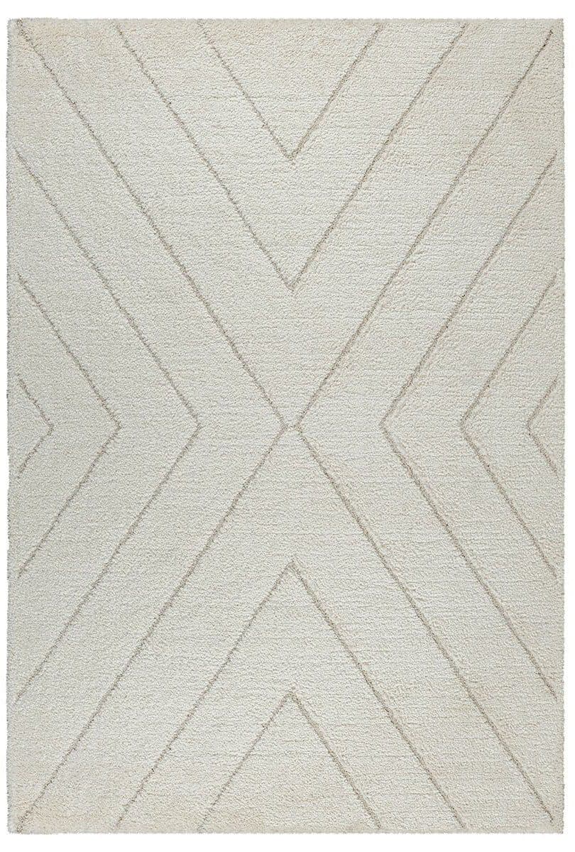 the carpet Teppich Bahar Shaggy | Beige