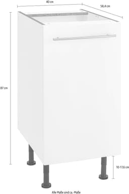 OPTIFIT Unterschrank Bern | Weiß