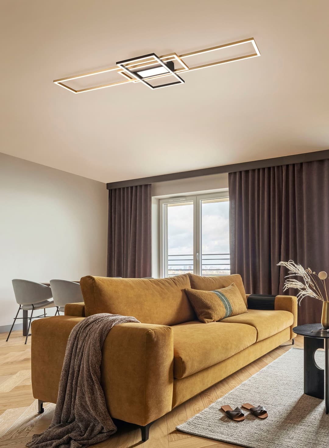 TRIO Leuchten Deckenleuchte Irvine | Metall