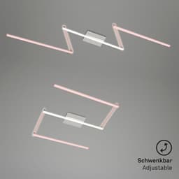 Briloner Leuchten LED Deckenleuchte STAFF | Silber