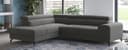 COTTA Ecksofa Aura L-Form | Grau