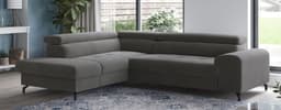 COTTA Ecksofa Aura L-Form | Grau