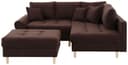 Home affaire Ecksofa Rice L-Form | Braun 2