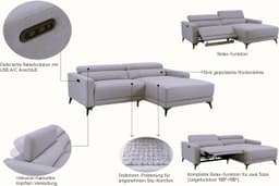 OTTO home Ecksofa LEWII | Grau