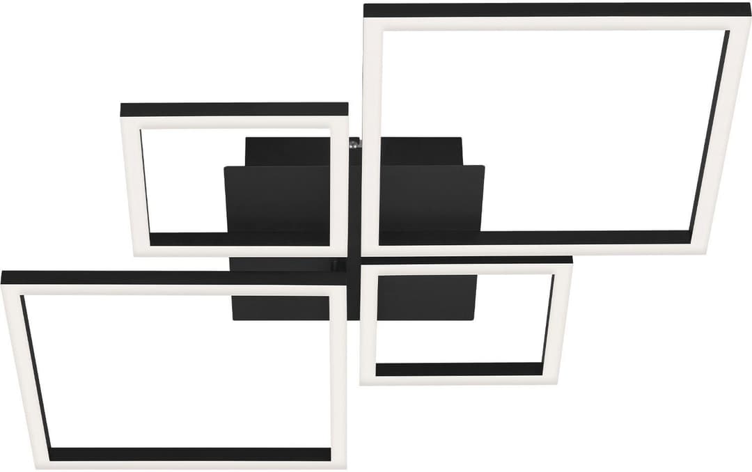 Briloner Leuchten LED Deckenleuchte FRAME 3128015 | Schwarz