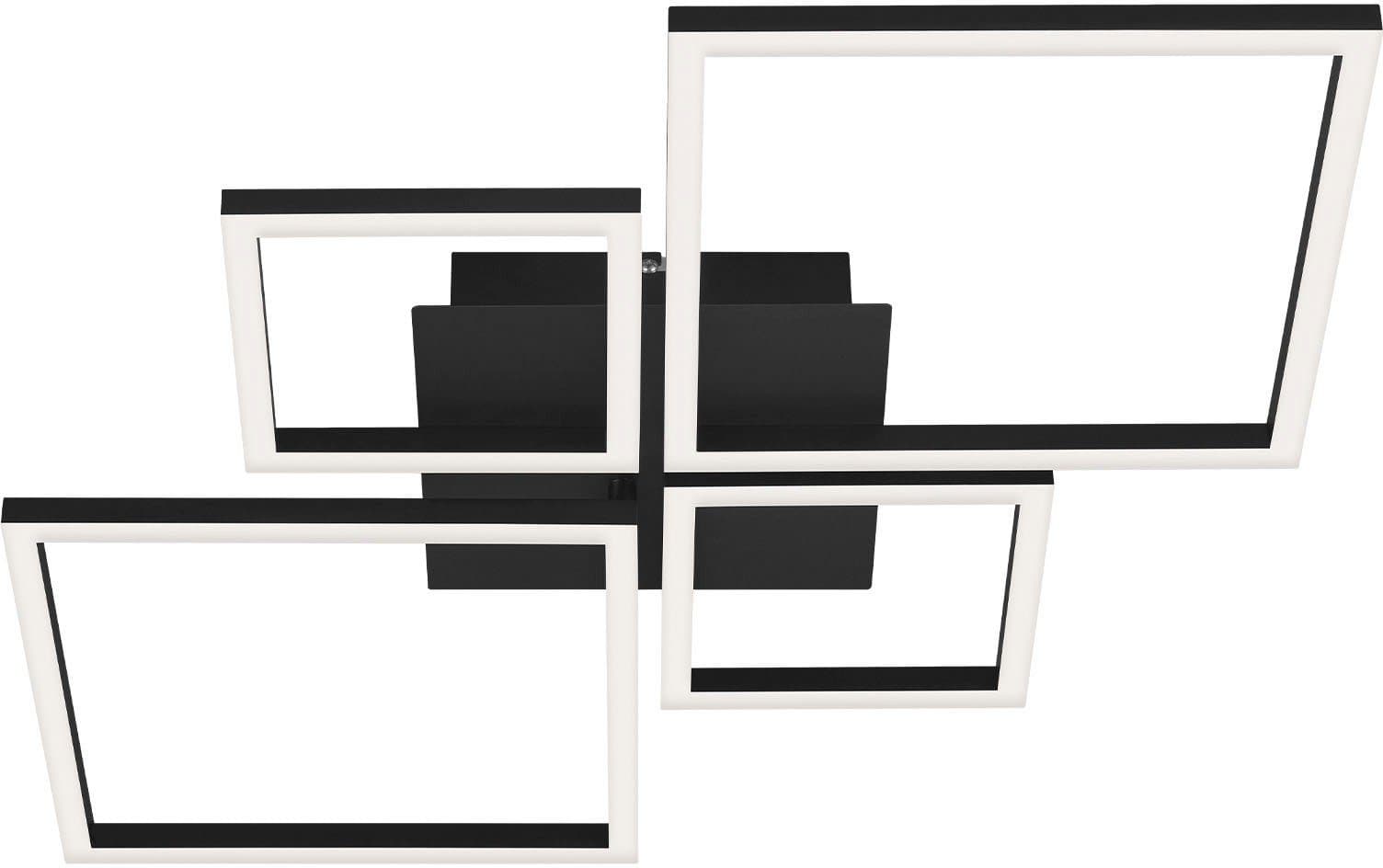 Briloner Leuchten LED Deckenleuchte FRAME 3128015 | Schwarz