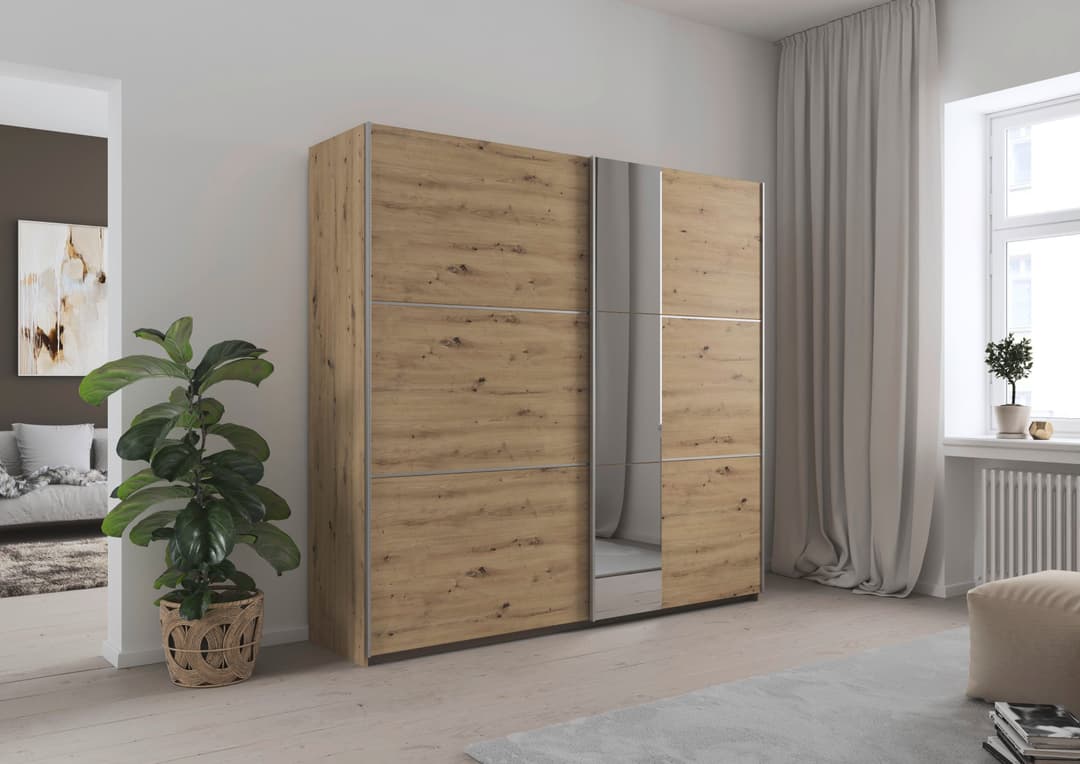 rauch Schwebetürenschrank ASTANA | Holztöne