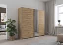 rauch Schwebetürenschrank ASTANA | Holztöne 2