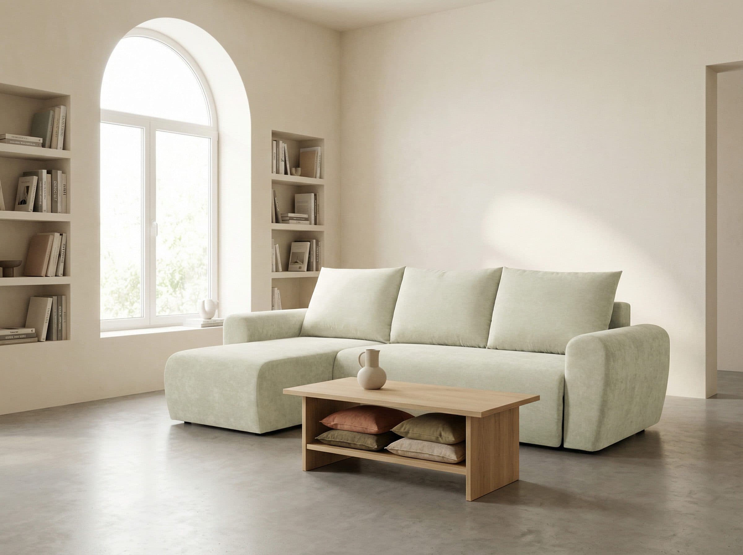 Home affaire Ecksofa Nortrud-Uni | Beige