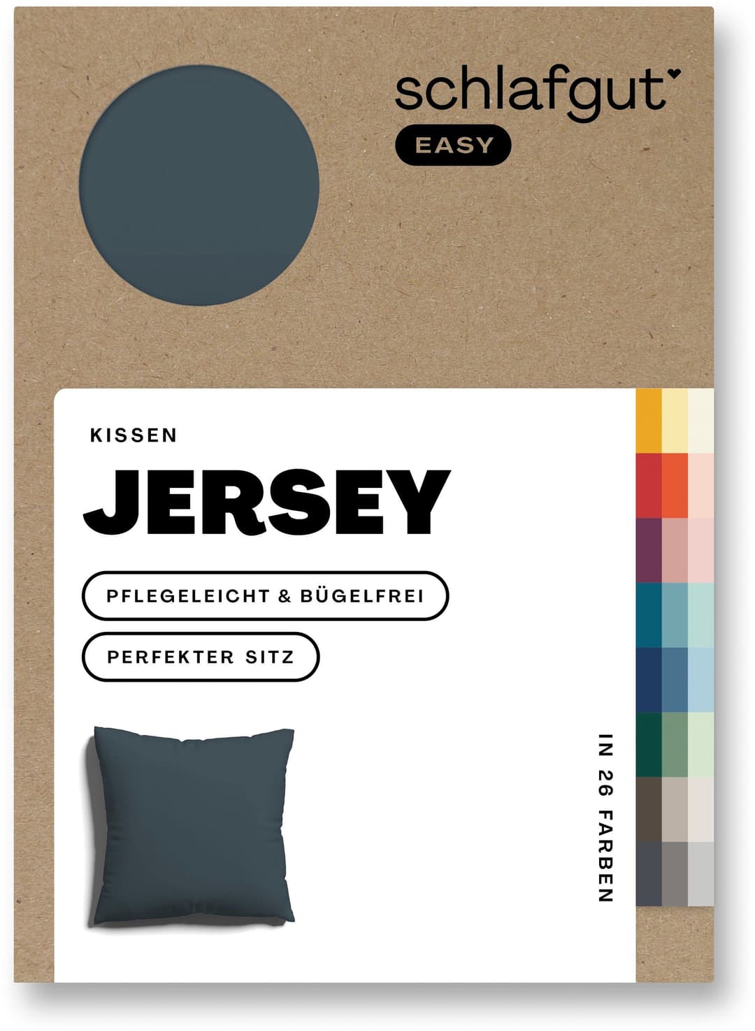 Schlafgut EASY JERSEY Kissenhülle | Grau