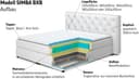 COTTA Boxspringbett Simba | Schwarz 5