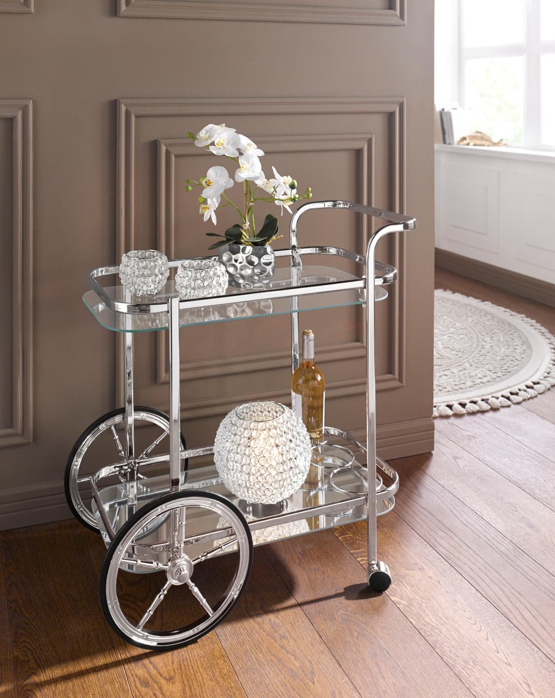 Home affaire Küchenwagen | Silber
