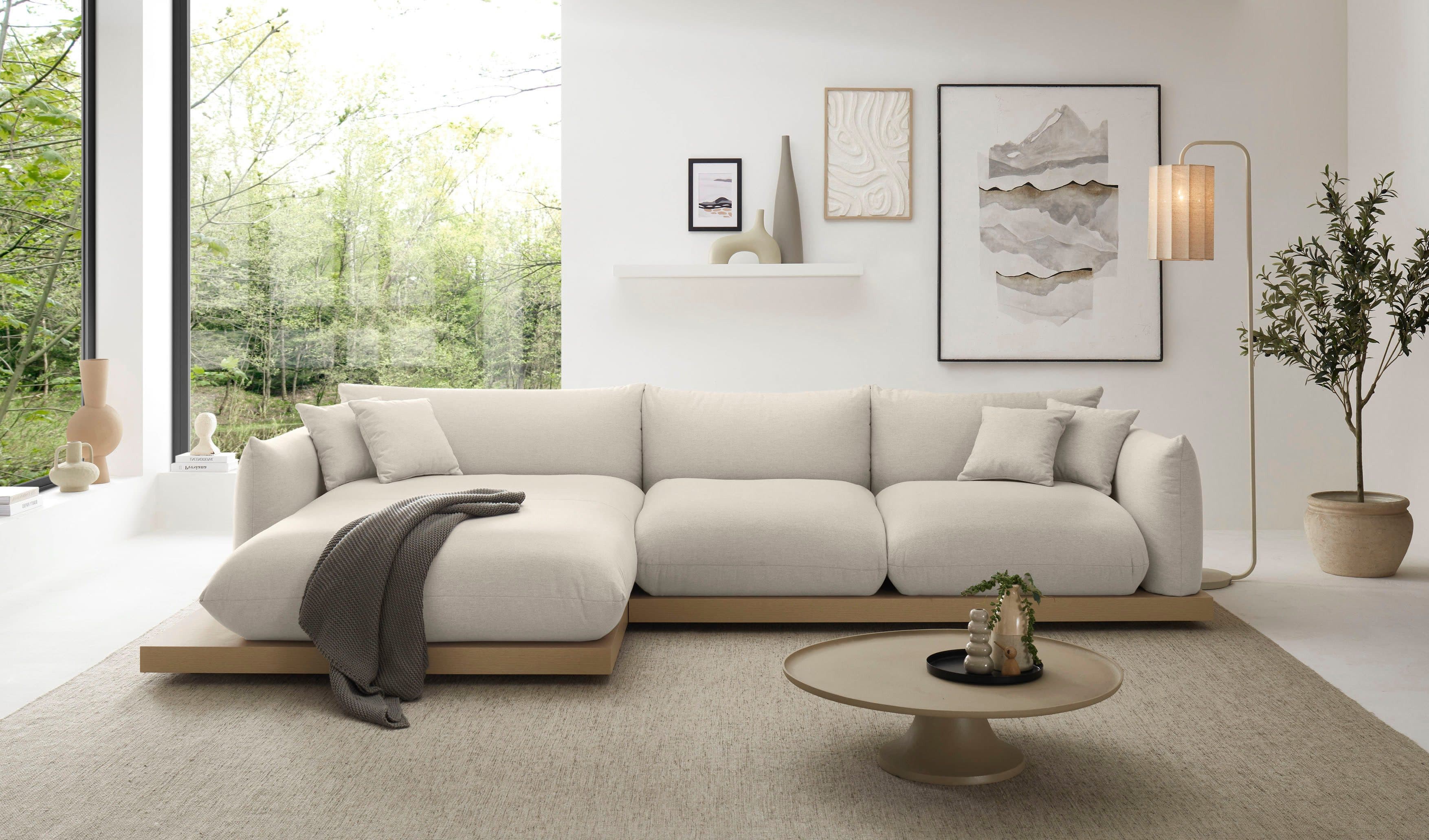 OTTO home Ecksofa Kalix L-Form | Beige