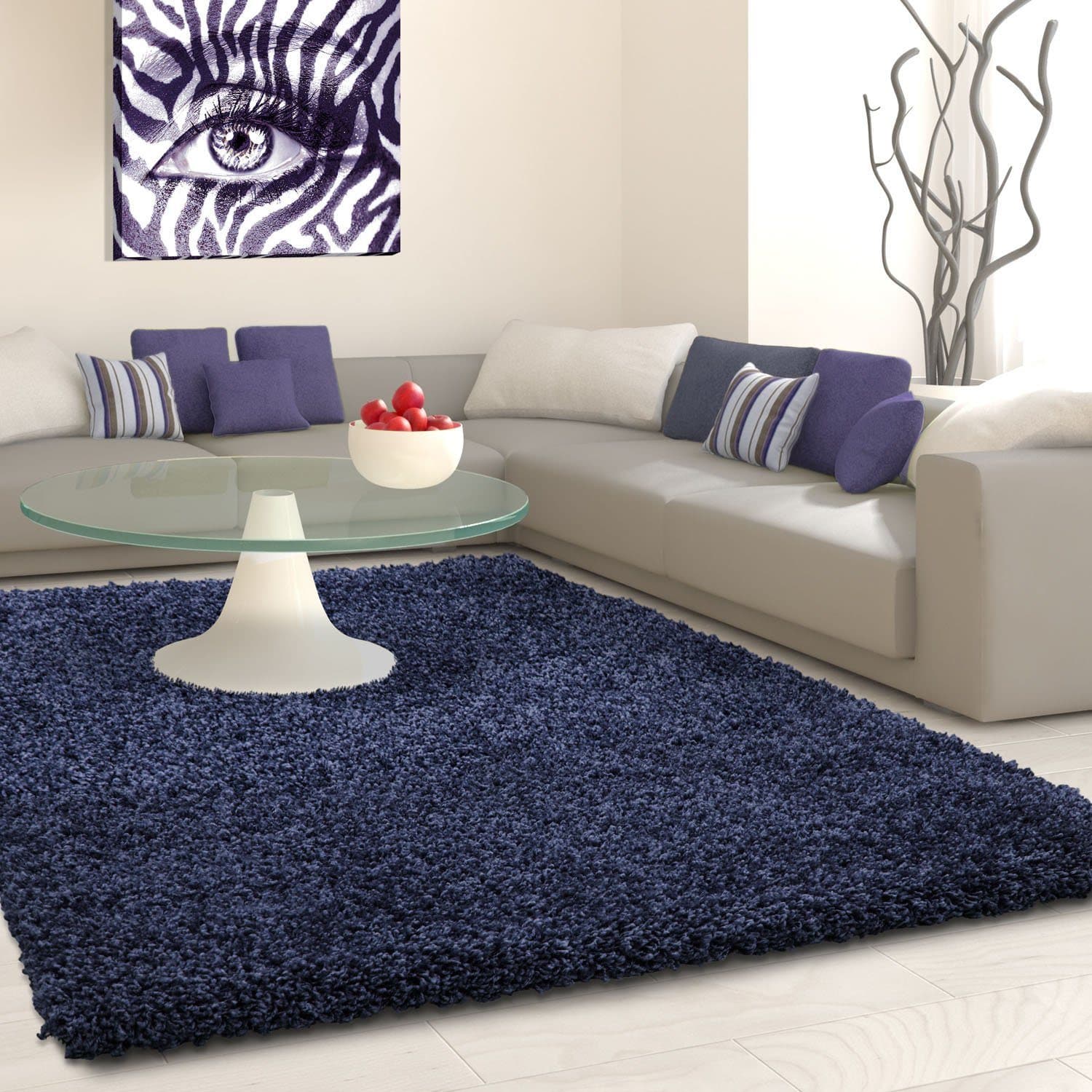 Ayyildiz Teppiche Life Shaggy 1500 | Blau