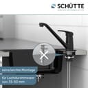 Schütte Spültischarmatur GRANDE | Schwarz 2