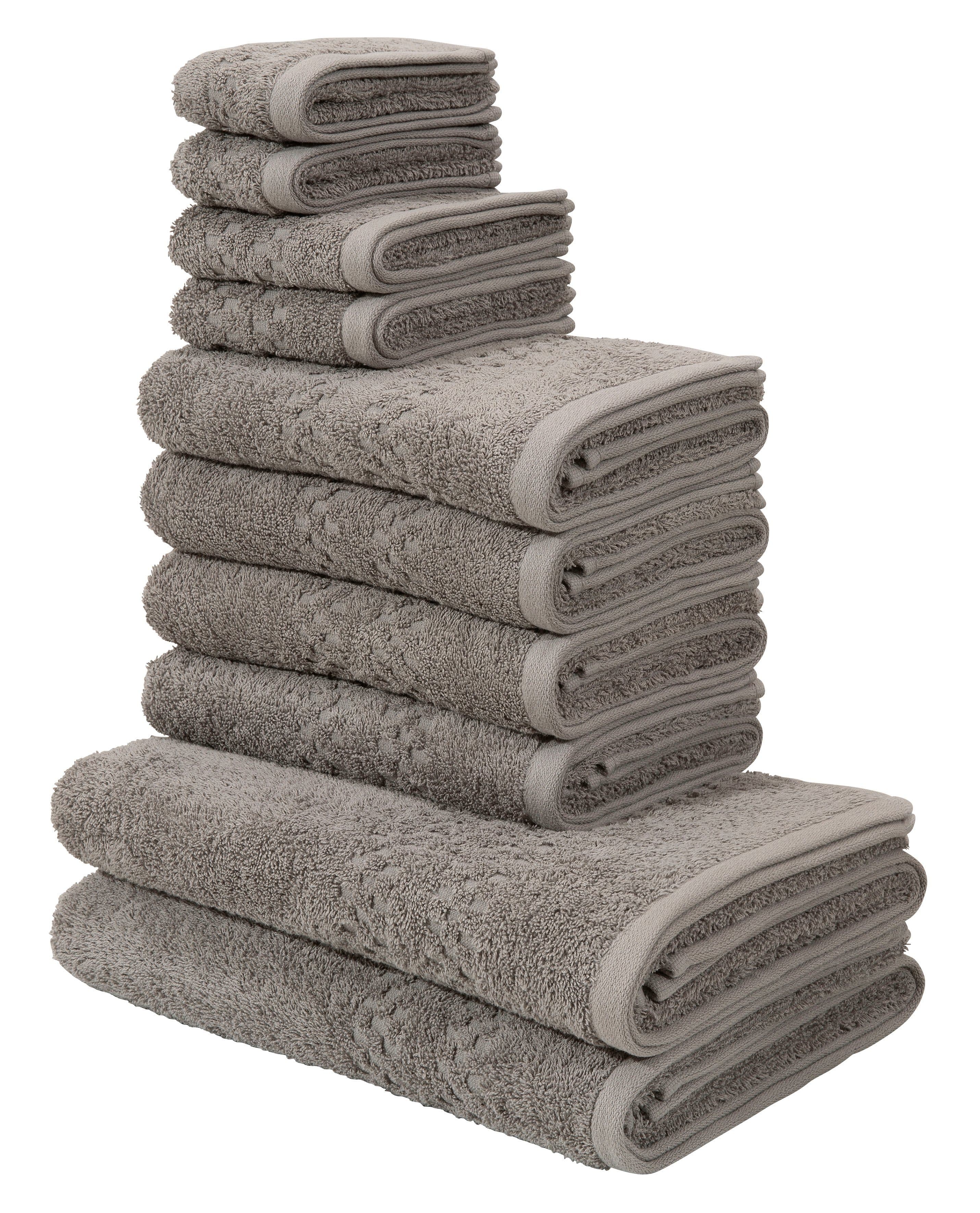 OTTO home Handtuch Set Regona | Grau