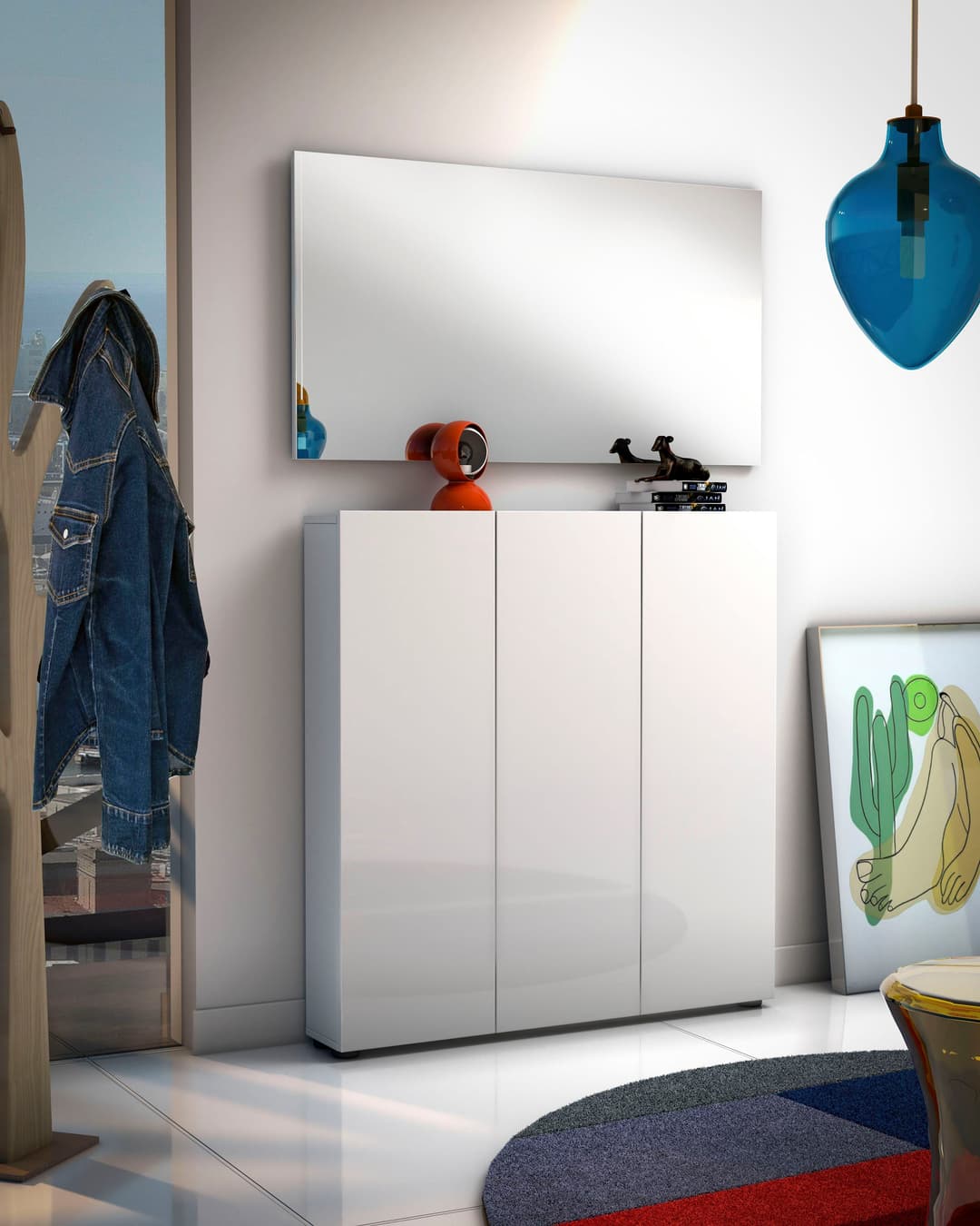 Home affaire Schuhschrank Tozzi | Weiß