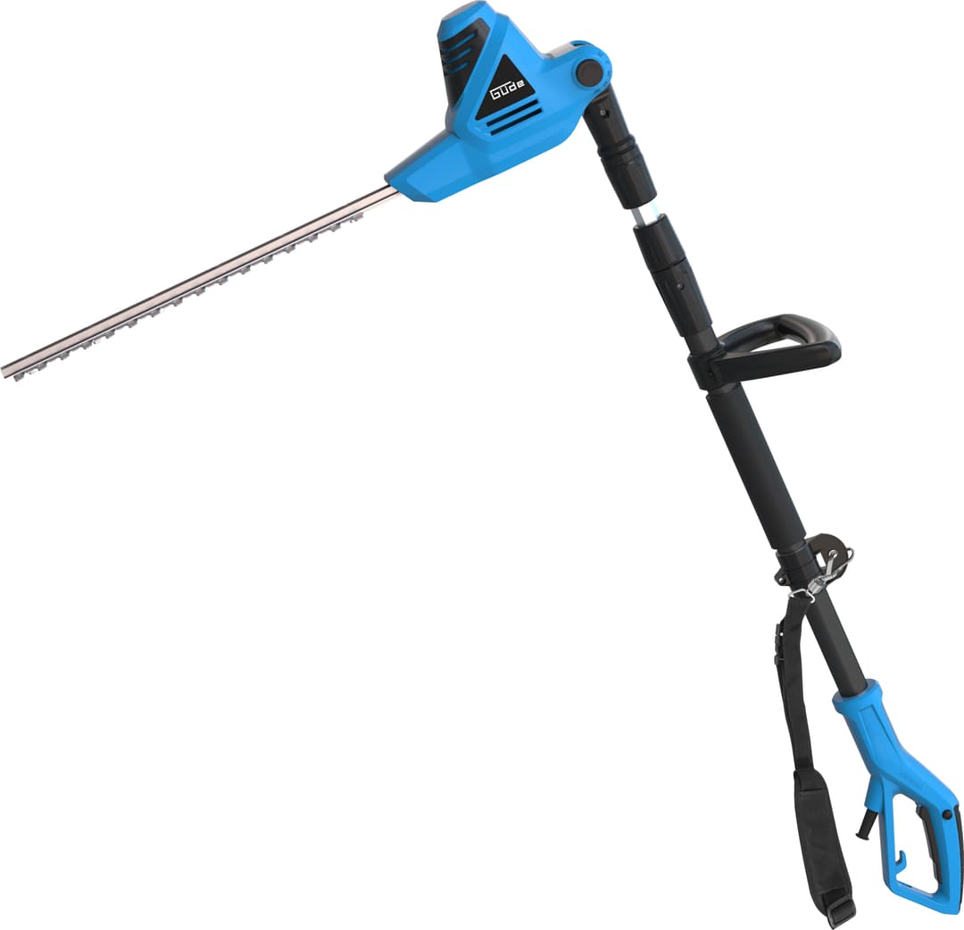 G
uevo GTHS 6045.1 Teleskop-Heckenschere | Blau