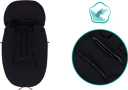 fillikid Fußsack Nuptse | Schwarz