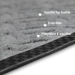 Wecon home Fußmatte Midnight Mosaic | Grau